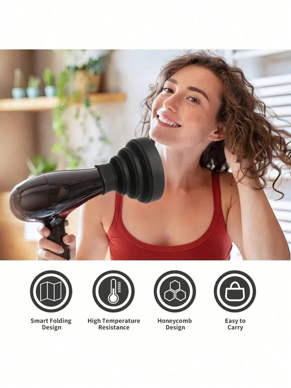 Universal Silicone Hair Dryer Diffuser