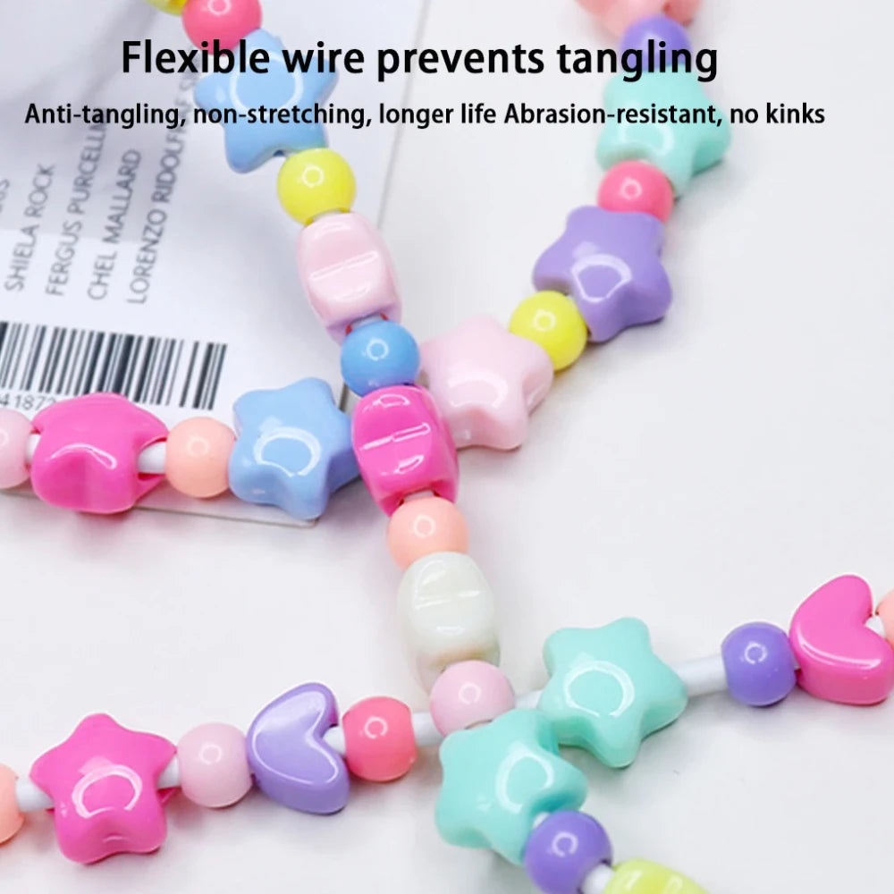 Beaded USB Type-C Charging Cable