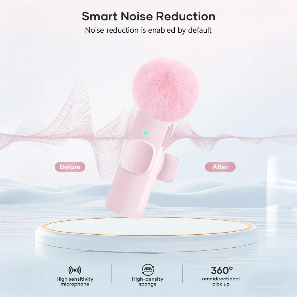 Wireless Lavalier Microphone for Type-C Devices